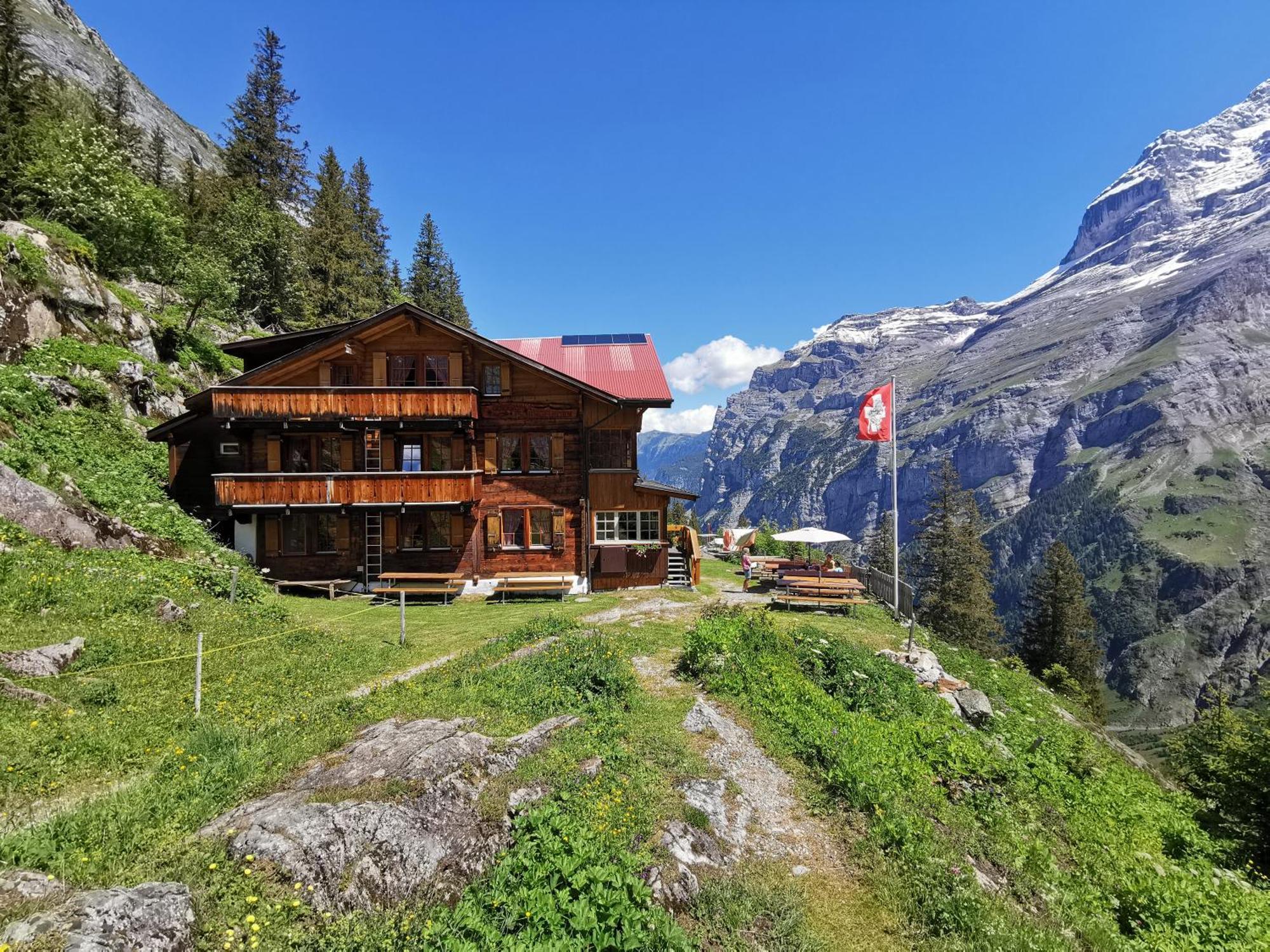 Berggasthaus Tschingelhorn Stechelberg Exterior foto